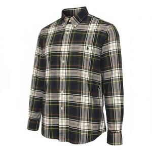 Ralph Lauren Men's XL Plaid Long Sleeve Button Down Shirt with Pony Logo EUC